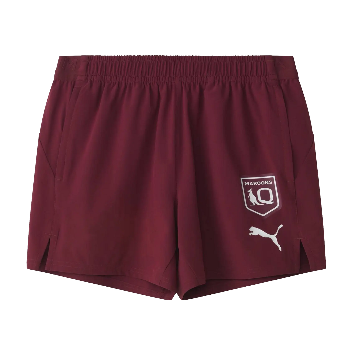 QLD Maroons State of Origin 2026 Kids Training Shorts