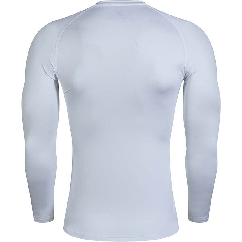 KELME Long Sleeve Tight T-Shirt - White - Asquith