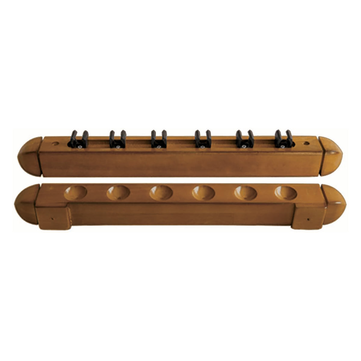 Formula Sports 6 Cue Oak Wall Rack