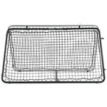 Summit rapid pro rebounder, silver and black portable freestanding sports rebound net