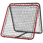Summit rapid rebounder max, red and black portable freestanding sports rebound net