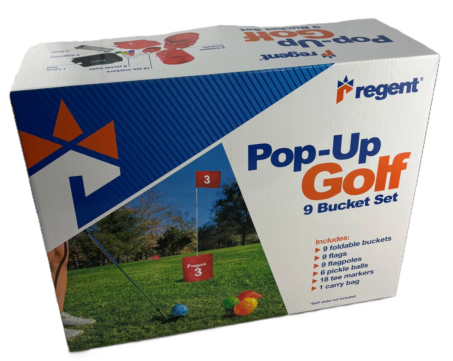 Regent Pop-Up Golf - 9 Bucket Set