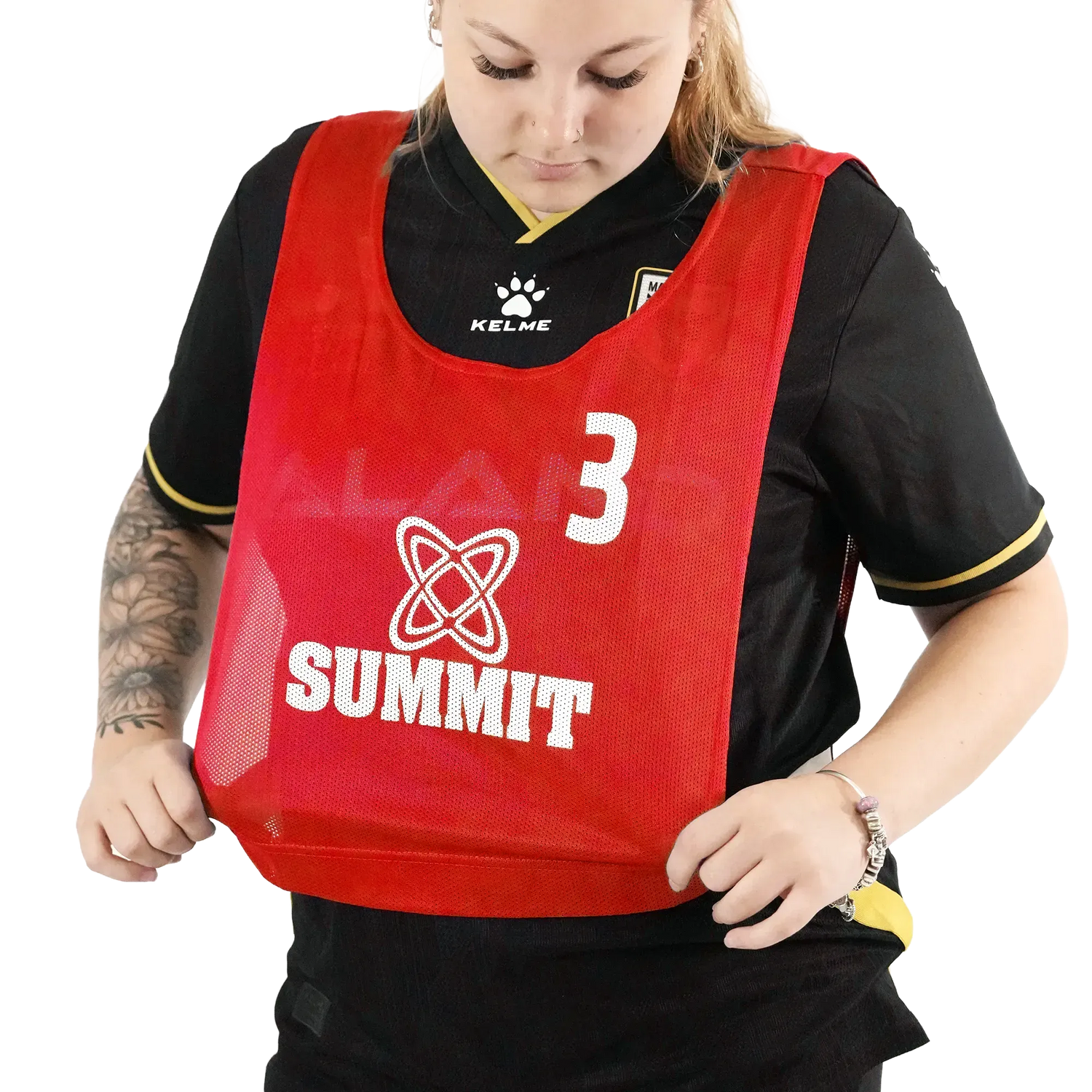 SUMMIT Numbered Elastic Waist Bibs - 10 Pack