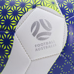 Senior Advance Futsal Ball Size 4 - Close up of Football Australia logo 