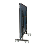 SUNFLEX Mesa T-120 table tennis table in folded position and ready for storage.