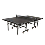 SUNFLEX Platino T-160 Table Tennis Table photo front side in normal play mode with net 