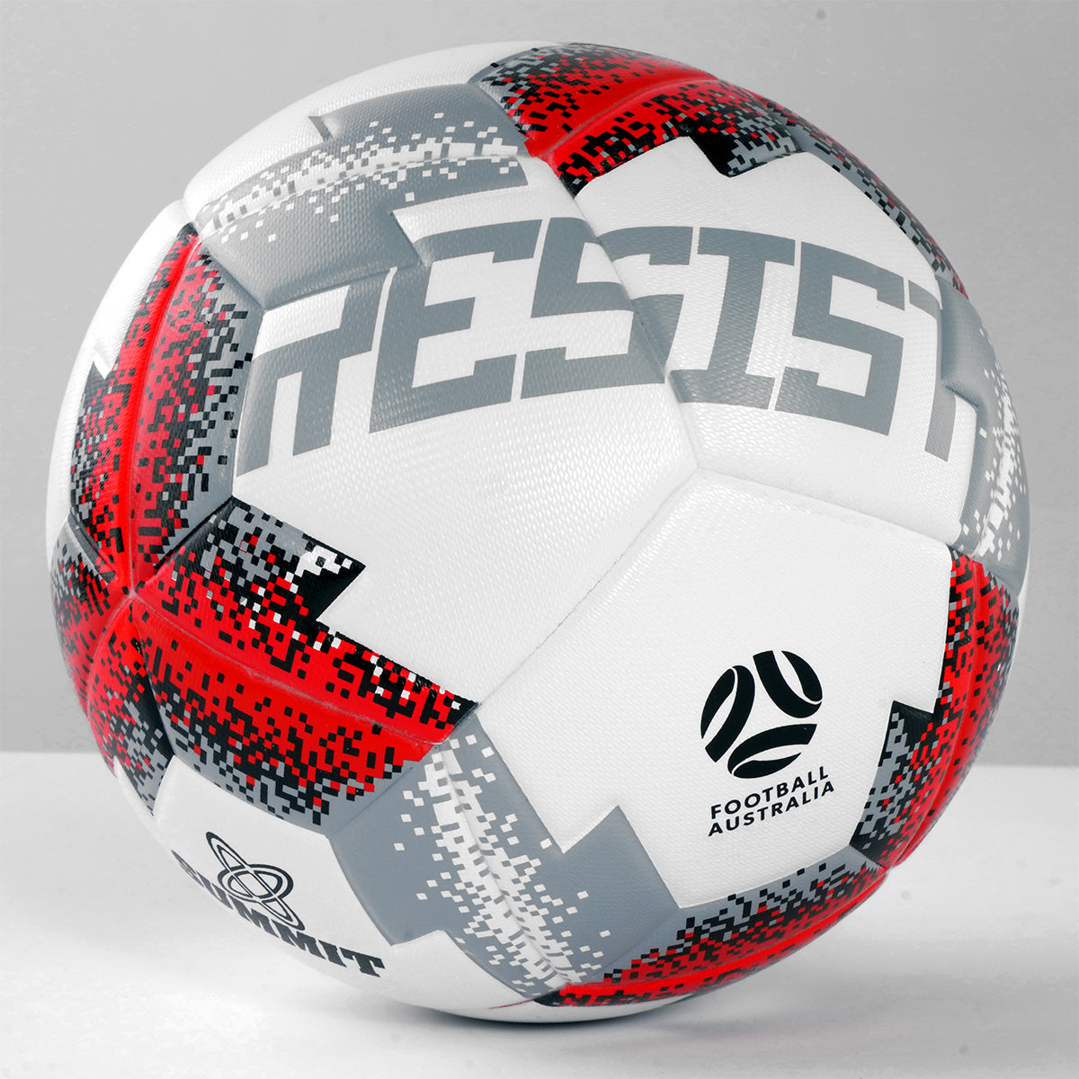 Resist football australia Soccer Ball. 12 large thermo bonded panels.