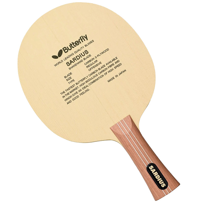 Butterfly Sardius Carbon - Table Tennis Blade