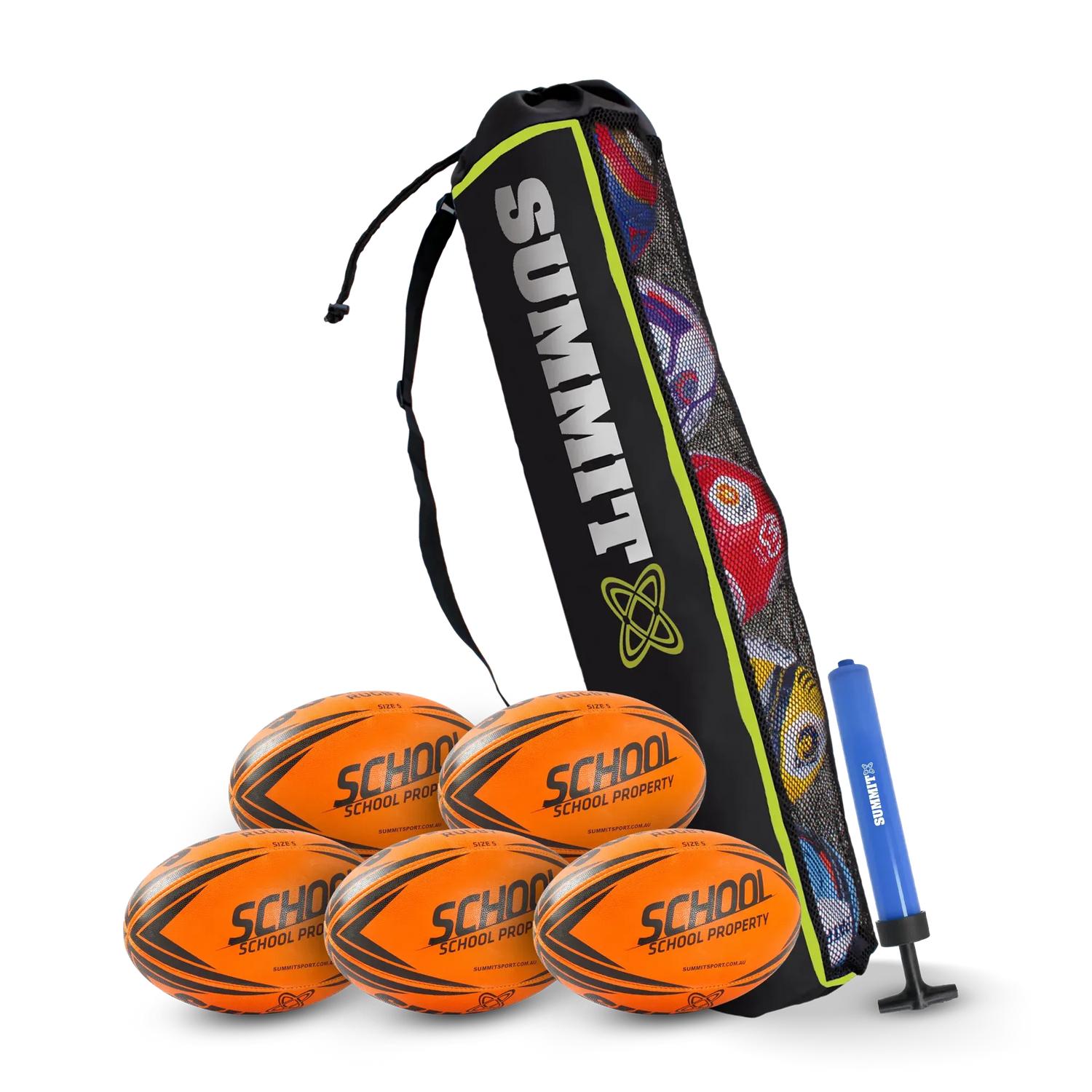 Summit School Rugby Ball Pack