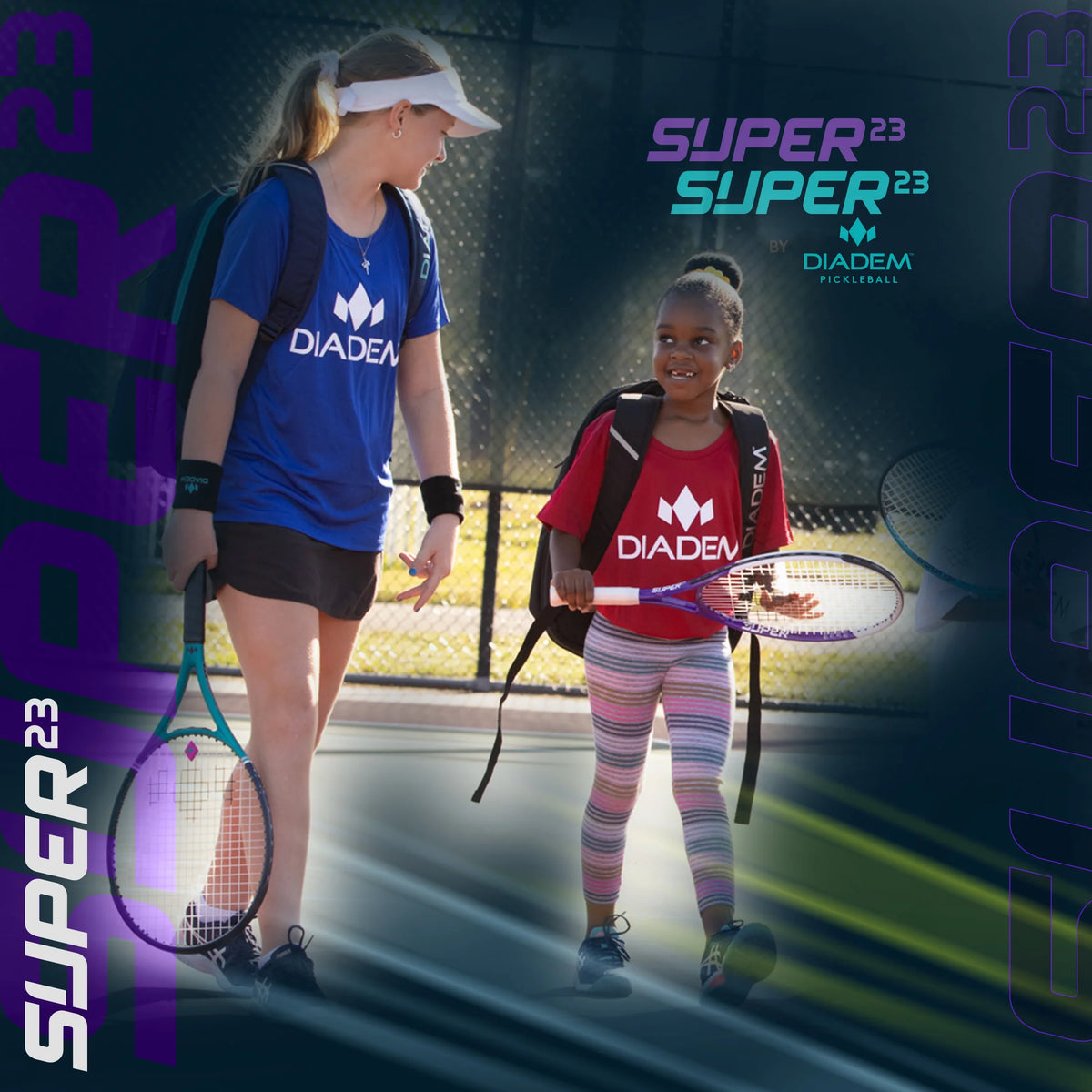 Diadem Super 23 Purple Junior Tennis Racquet