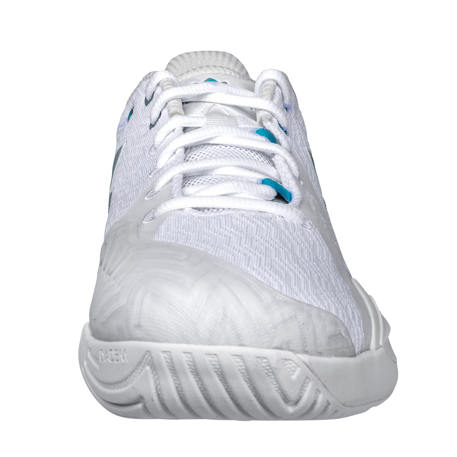 Diadem Mens Court Burst (White/Teal) Court Shoes