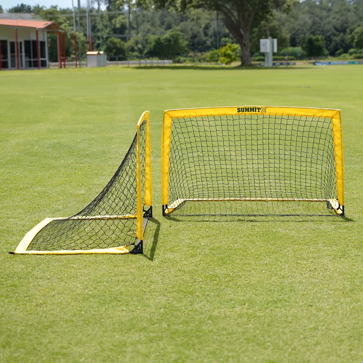 SUMMIT Football Australia 4FT Rectangular Soccer Goals - 2 Pack