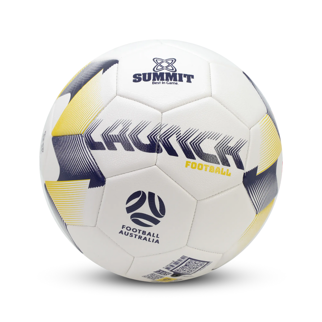 SUMMIT Football Australia Launch Soccer Ball White