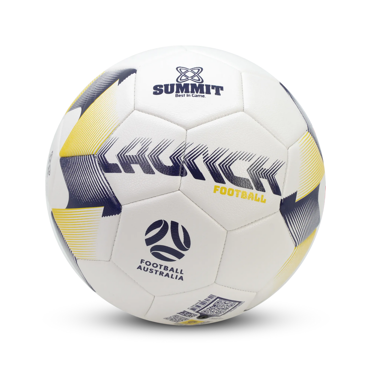SUMMIT Football Australia Launch Soccer Ball White