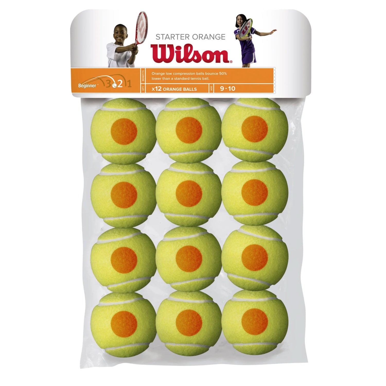 Wilson Starter Orange Tennis Ball 12 Pack