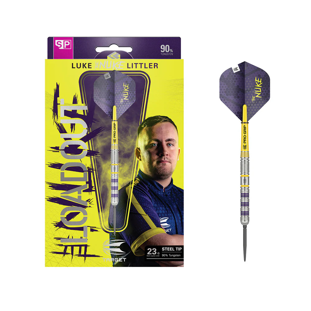 TARGET Luke Littler Loadout 90% Steel Tip Darts