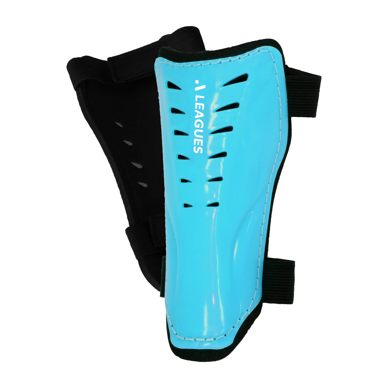 A-League Slip In Soccer Shin Guards with Straps