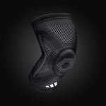 Provide support for all sport, training, and exercise with the adidas Aeroready Knee Support - pictured on a black background