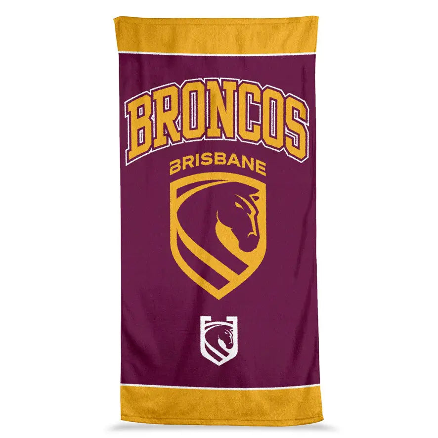 NRL Brisbane Broncos Jumbo Beach Towel
