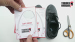 Big Toe Hole preventer video showing how to apply it to your running shoes. A simple demo of how it works.