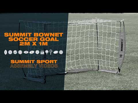 SUMMIT Bownet Football Australia Soccer Goal 2m x 1m