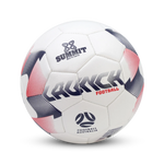 summit football australia launch soccer ball size 3 red black white