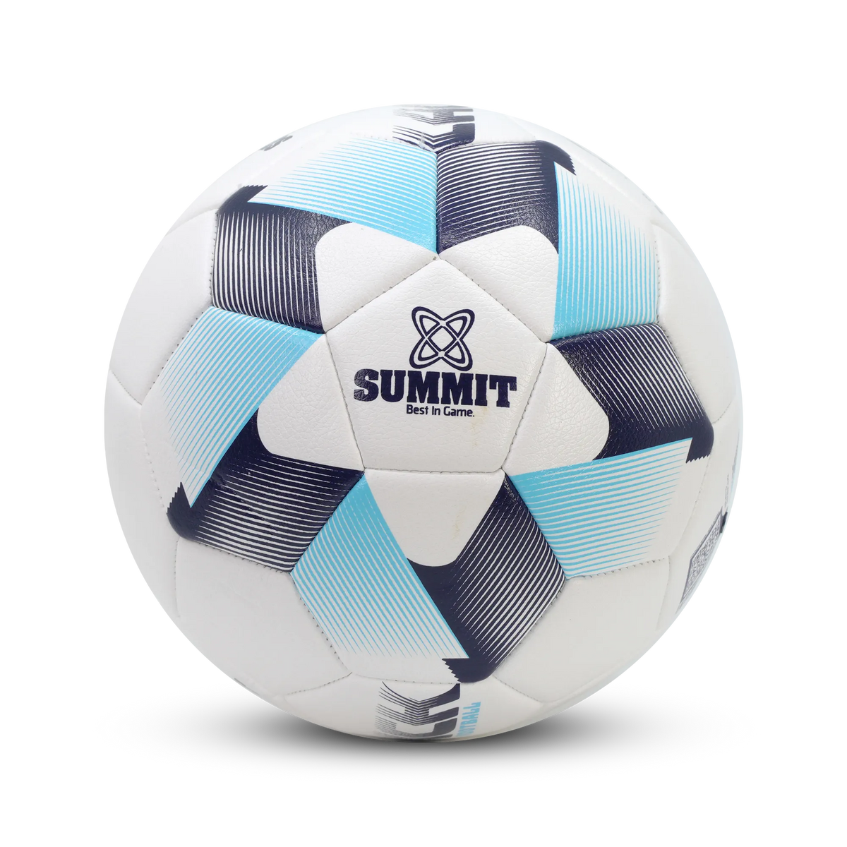 summit football australia launch soccer ball size 4 blue black white