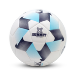 summit football australia launch soccer ball size 4 blue black white