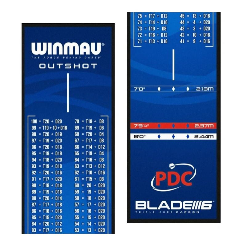 Winmau Outshot Soft-Feel Rubber Dart Mat