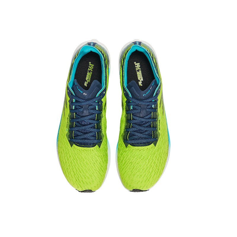 MENS 361° FLAME ST (Lime Punch/Scuba Blue) Running Shoes