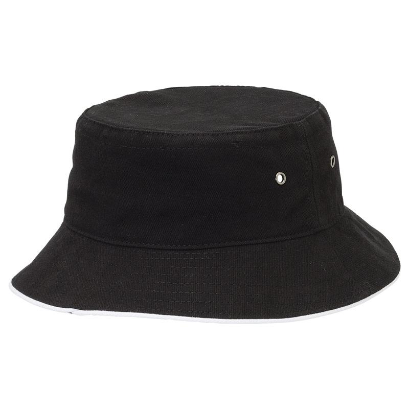 Sandwich Trim Bucket Hat Summit Black XS 