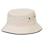 Sandwich Trim Bucket Hat Summit Natural/Navy XS 