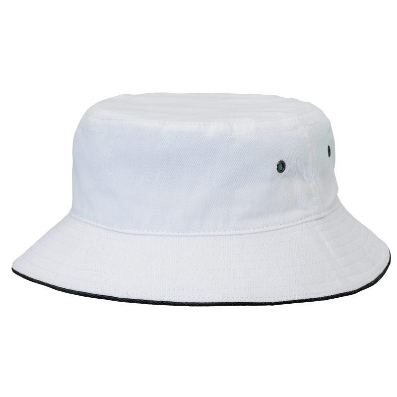Sandwich Trim Bucket Hat Summit Grey/Black XS 