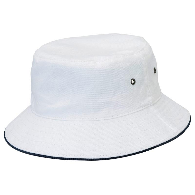 Sandwich Trim Bucket Hat Summit White/Black XS 