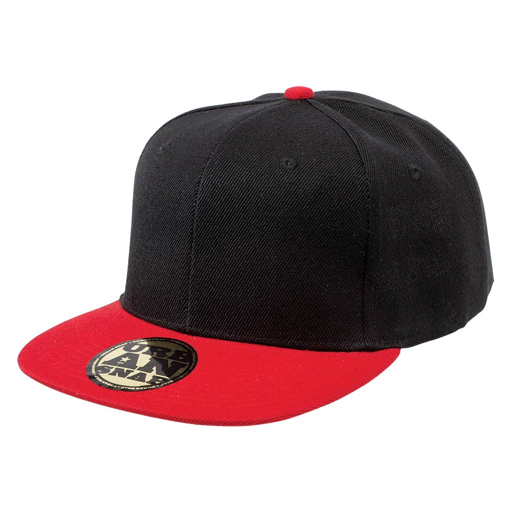 Urban Snapback Hat SUMMIT Black/Red 