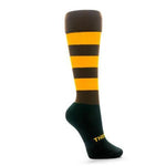Thinskins Technical Sport Long Socks - Hoops Apparel SUMMIT Brown/Gold S 