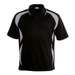 Breezeway Sports Polo - Junior Apparel SUMMIT Black/Grey 6 