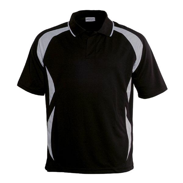 Breezeway Sports Polo - Junior Apparel SUMMIT Black/Grey 6 