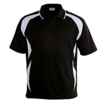 Breezeway Sports Polo - Junior Apparel SUMMIT Black/White 6 