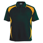 Breezeway Sports Polo - Junior Apparel SUMMIT Bottle/Gold 6 