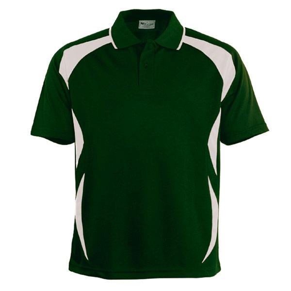 Breezeway Sports Polo - Junior Apparel SUMMIT Bottle/White 6 