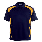 Breezeway Sports Polo - Junior Apparel SUMMIT Navy/Gold 6 