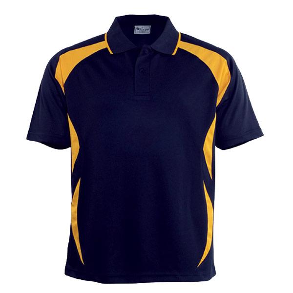 Breezeway Sports Polo - Junior Apparel SUMMIT Navy/Gold 6 