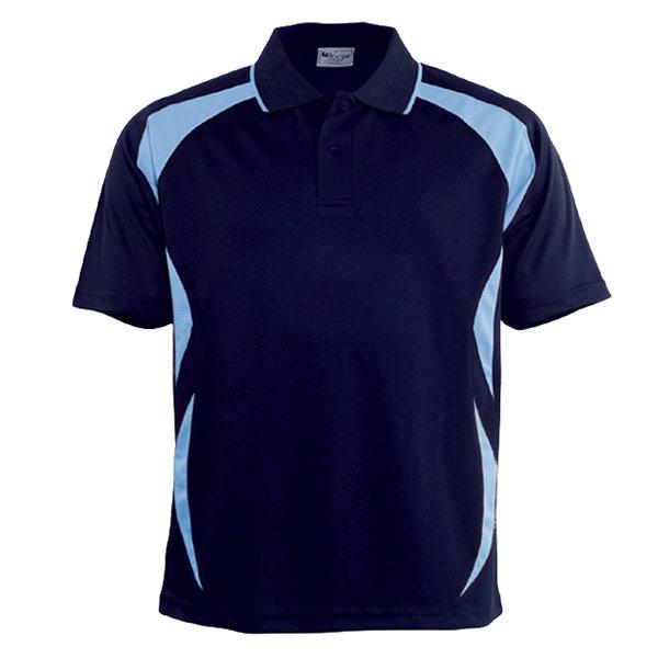 Breezeway Sports Polo - Junior Apparel SUMMIT Navy/Sky 6 