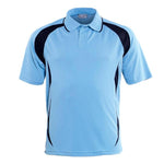 Breezeway Sports Polo - Junior Apparel SUMMIT Sky/Navy 6 