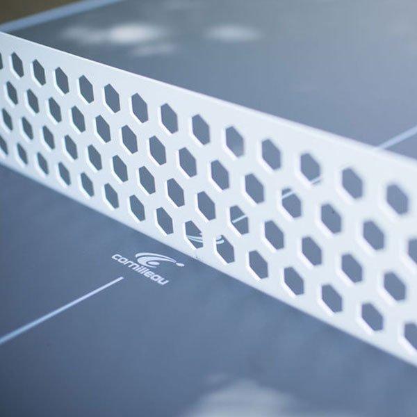 CORNILLEAU Pro Park Outdoor Table Cornilleau metal net. Metal ping pong net on table for public table tennis table. 