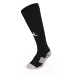 Kelme Football Socks Full Length - white with black logo - single sock