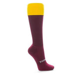 Thinskins Technical Sport Long Socks - Contrast Top Apparel SUMMIT Maroon/Gold S 