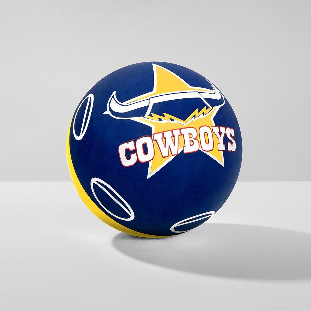 North QLD Cowboys NRL Super Hi Bounce Ball Balls NRL 