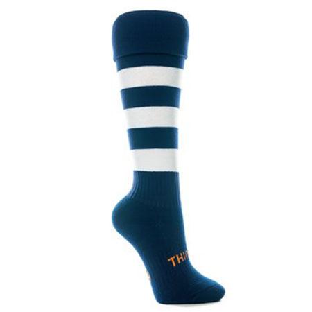Thinskins Technical Sport Long Socks - Hoops Apparel SUMMIT Navy/White S 